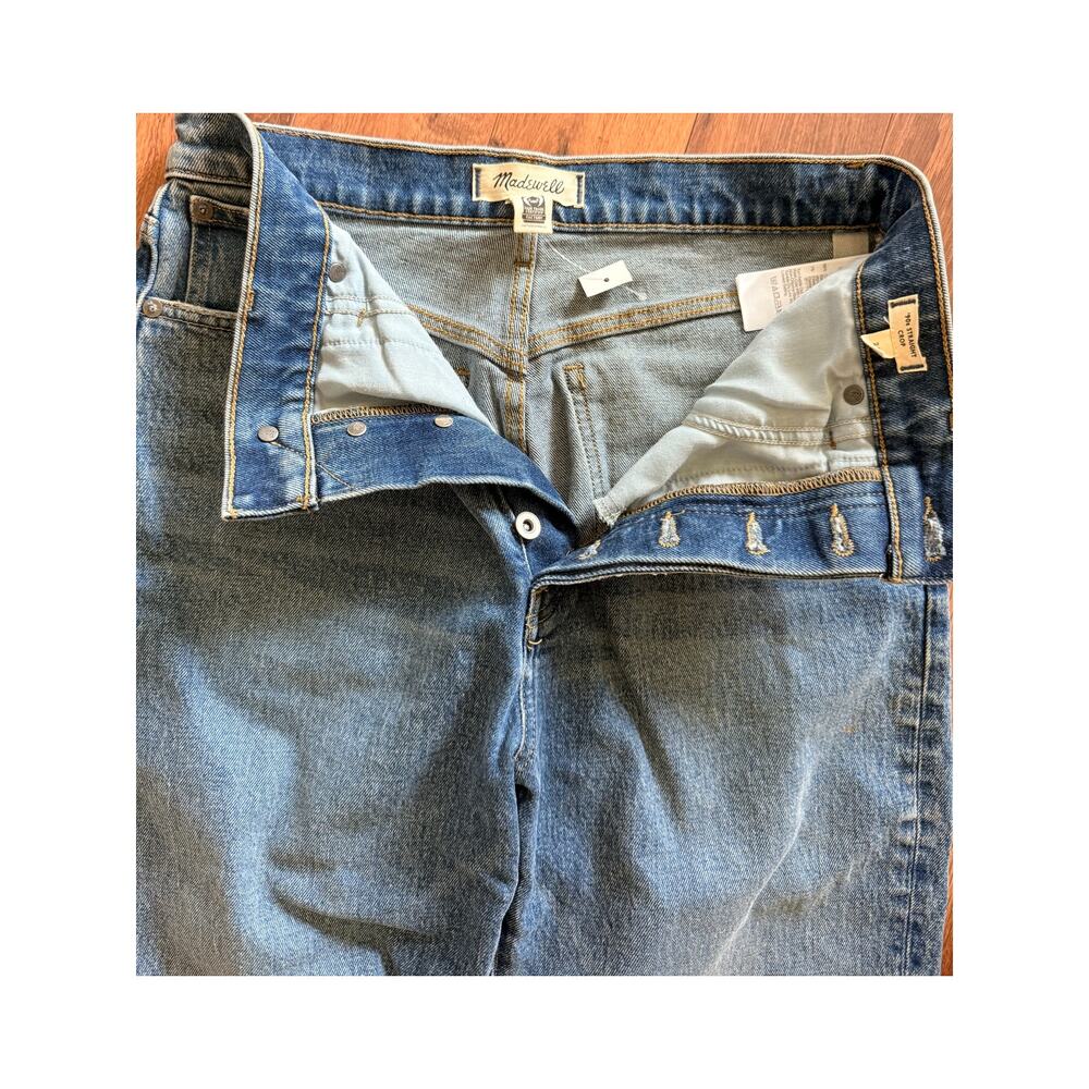 NEW Madewell 90's straight crop jeans size 28 - Picture 3 of 5